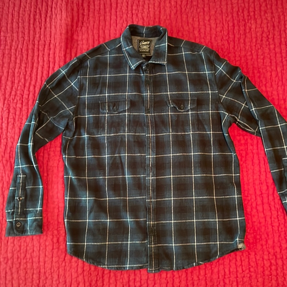 Grayers men’s plaid flannel shirt